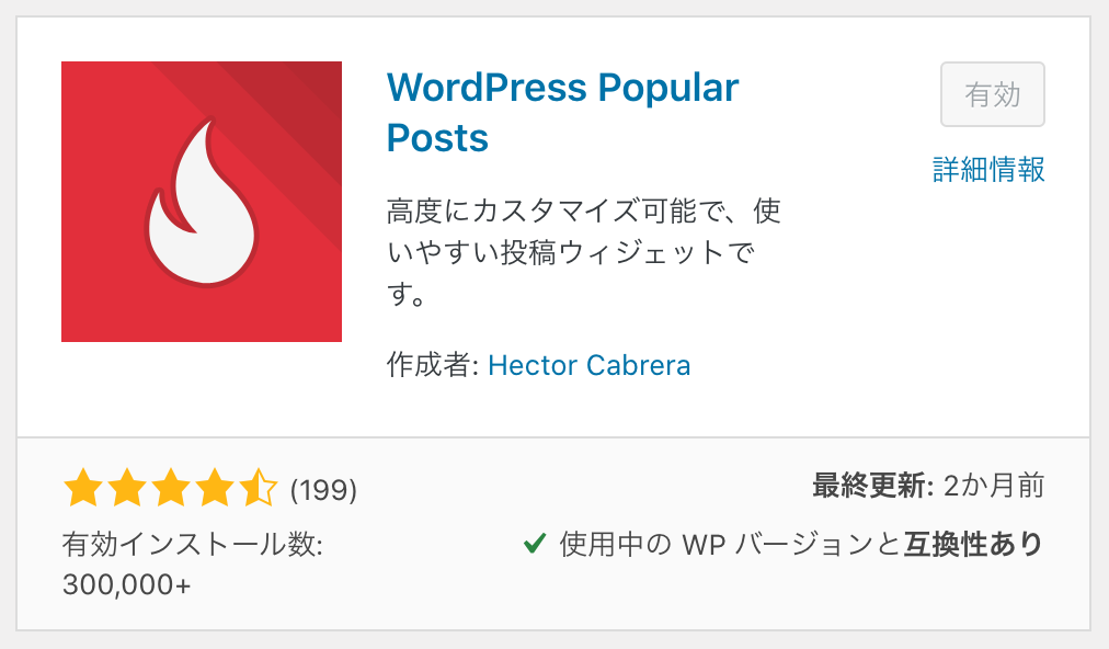 WordPress Popular Post
